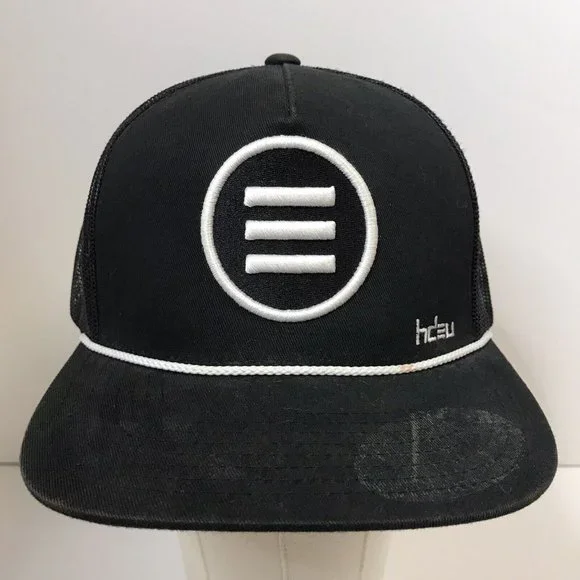 Head Down Eyes Up Hat HDEU Black Snapback Hat - Picture 1 of 9